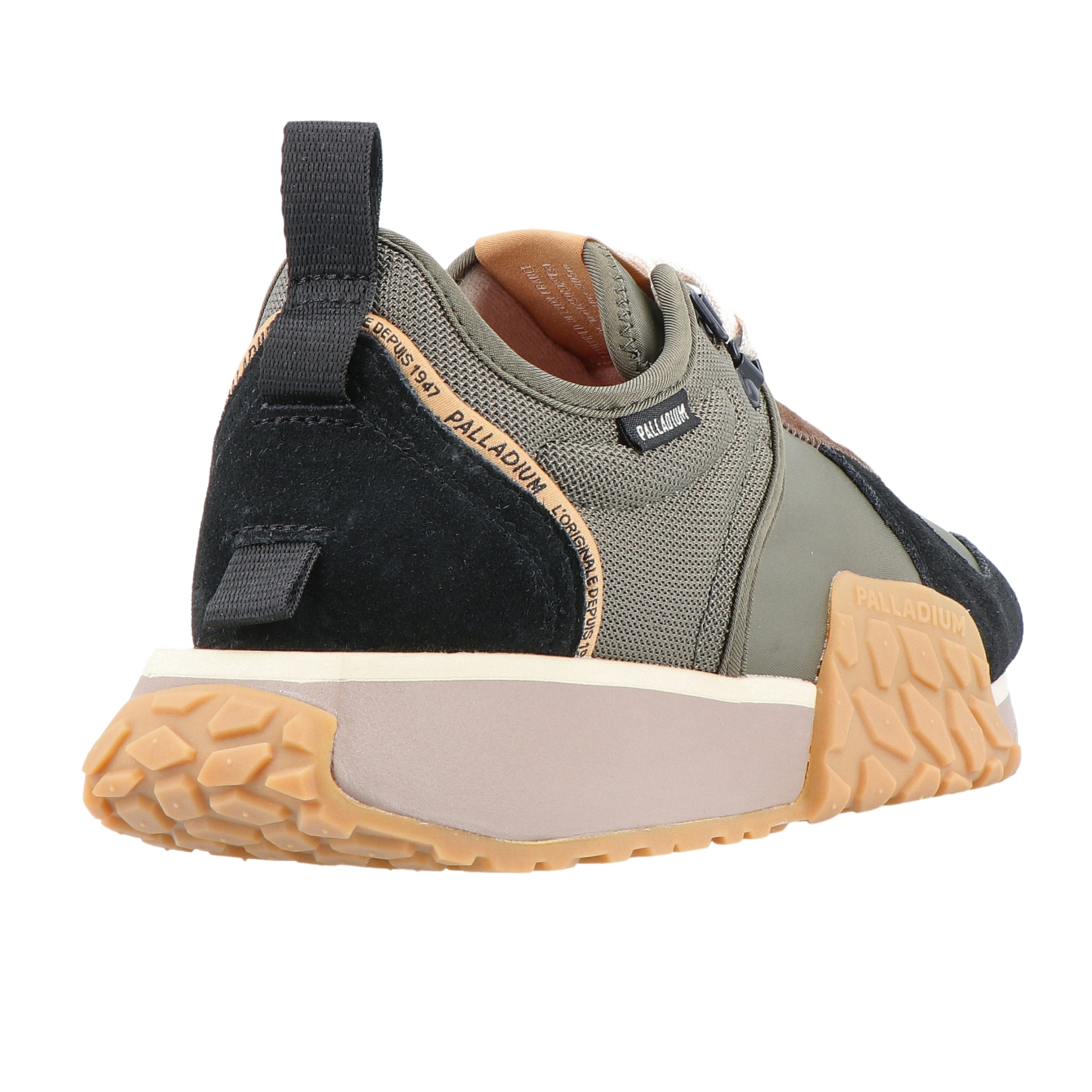Palladium Sneaker Troop Runner Olive-Black-Beige